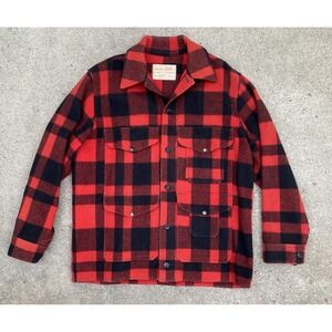 Vintage Union Made Filson Mackinaw Cruiser Hunting Jacket L/XL Red 50s 60s